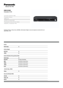 DMR-EX99V Grabador DVD DVD DVD-RAM DVD-R/DVD