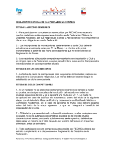 REGLAMENTO GENERAL DE CAMPEONATOS NACIONALES