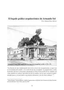 El legado gráfico arquitectónico de Armando Sol