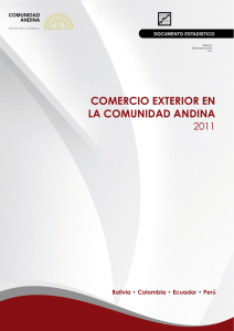 comercio exterior en la comunidad andina - 2011