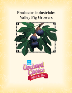 Productos industriales Valley Fig Growers