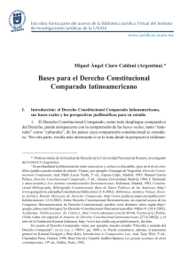 Bases para el Derecho Constitucional Comparado
