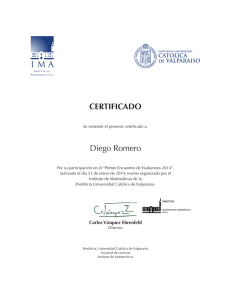 Diego Romero - Instituto de Matemáticas