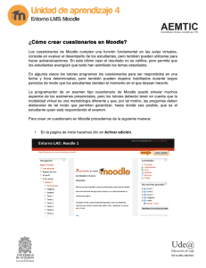 ¿Cómo crear cuestionarios en Moodle?