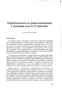 Organizaciones no gubernamentales y sociedad civil en El Salvador