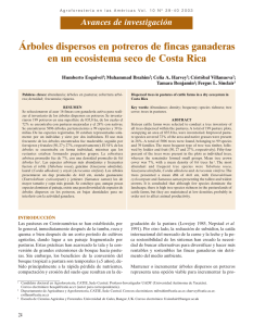 Arboles dispersos - repositorio del CATIE