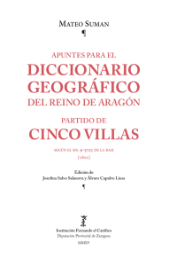 Apuntes para el Diccionario Geográfico del Reino de Aragón