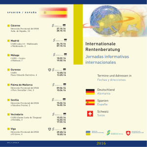 Internationale Rentenberatung - Deutsche Vertretungen in Spanien