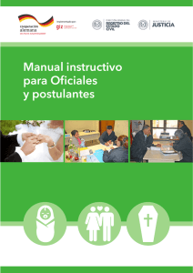 Manual instructivo para Oficiales y postulantes