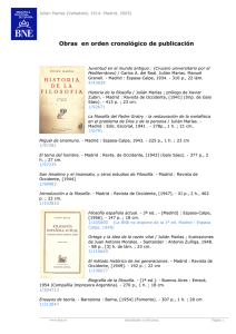 Selección bibliográfica  - Biblioteca Nacional de España