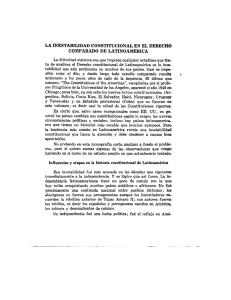 la inestabilidad constitucional en el derecho comparado de