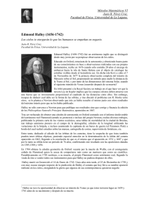 Edmond Halley (1656-1742) - Universidad de La Laguna