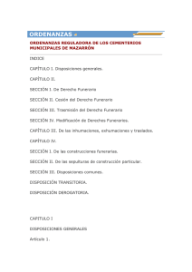 ordenanza reguladora - Ayuntamiento de Mazarrón