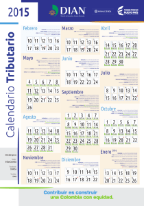 Calendario Tributario 2015