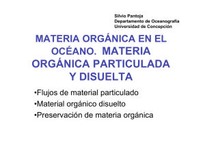 Materia orgánica II - Universidad de Concepción