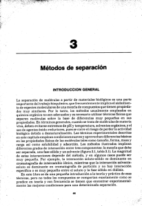 Métodos de separación (1 a Parte)