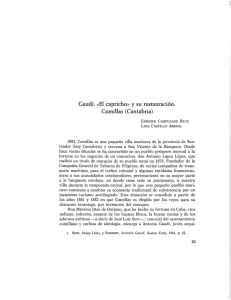 Page 1 Gaudí: «El capricho» y su restauración. Comillas (Cantabria