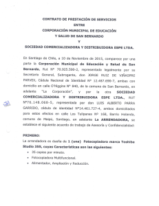 ntrat©d de prestación de serví©idc entre ©drrdra©edn municipal de