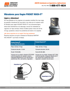 Vibradores para Vagón POCKET ROCK-IT®