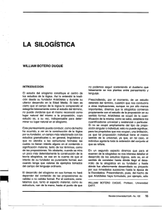 La silogística - Publicaciones