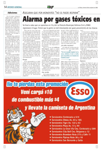 “NO SE PUEDE RESPIRAR” Alarma por gases tóxicos en