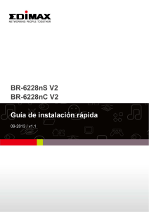 BR-6228nS V2 BR-6228nC V2 Guía de instalación rápida