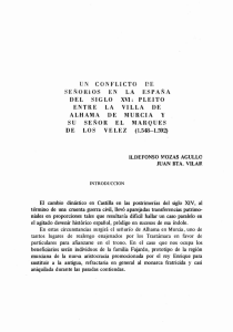 E 6, Un conflicto de señorios en la España del siglo XVI, I.