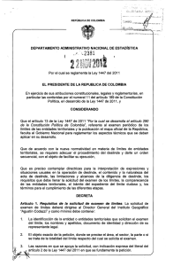 Decreto 2381 del 2012 - Instituto Geográfico Agustín Codazzi