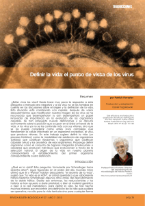 Definir la vida: el punto de vista de los virus