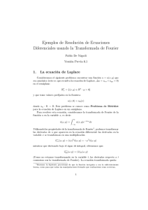 Ejemplos de Resolución de Ecuaciones Diferenciales usando la
