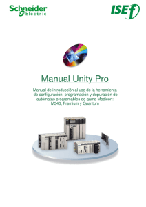 Manual Unity Pro v3 - Ingeniería de Sistemas y Automática