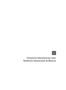 Convención Interamericana sobre Restitución Internacional de