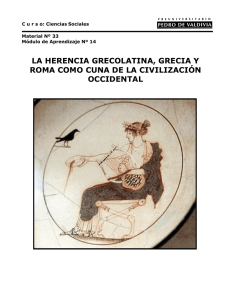 la herencia grecolatina, grecia y roma como cuna de la civilización