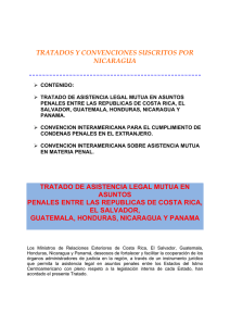 tratados y convenciones suscritos por nicaragua