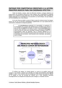 enfoque por competencias orientado a la acción