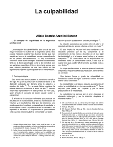 La culpabilidad Azzolini Bincas Alicia Beatriz