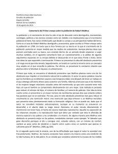 Comentario2_Malthus - Pontificia Universidad Javeriana