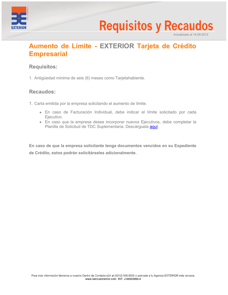 Ejemplo De Carta De Solicitud De Tarjeta De Credito 