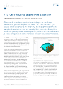 PTC® Creo® Reverse Engineering Extension