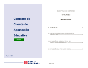 Contrato de Cuenta de Aportación Educativa