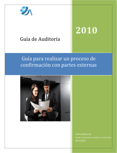 Guía de Auditoría Guía para realizar un proceso de confirmación