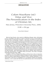 Colum Hourihane (ed.) Virtue and Vice: The Personifications in the