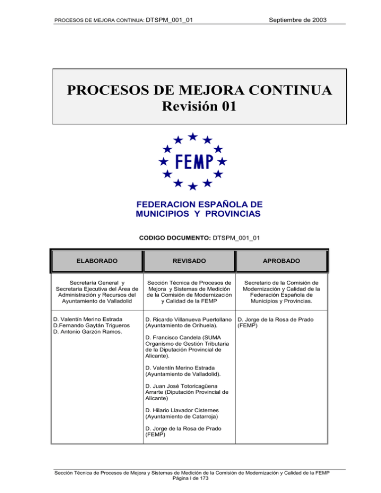 Procesos De Mejora Continua