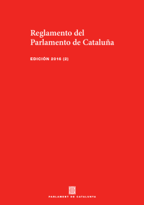 Reglamento del Parlamento de Cataluña