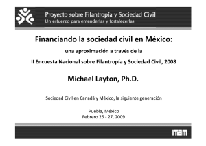 Financiando la sociedad civil en México [febrero 2009]