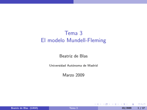 Tema 3 El modelo Mundell-Fleming
