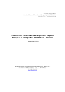 Nuevas formas y estructuras en la arquitectura religiosa: Enrique de