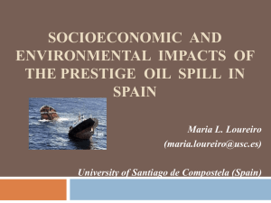 Socioeconomic and environmental impacts of the Prestige oil spill in