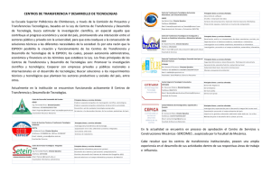 revista centros de transferencia de tecnologia