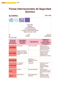 Fichas Internacionales de Seguridad Química GLICEROL